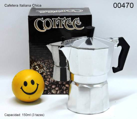 Imagen de CAFETERA ITALIANA DE ACERO 150ML 9.25